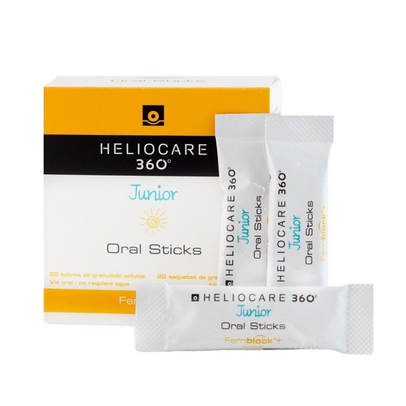 Heliocare 360º Junior Oral Sticks (20 sobres) | Farmacia Tuset