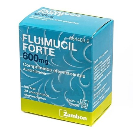 Fluimucil Forte 600 mg (20 comprimidos efervescentes) | Farmacia Tuset