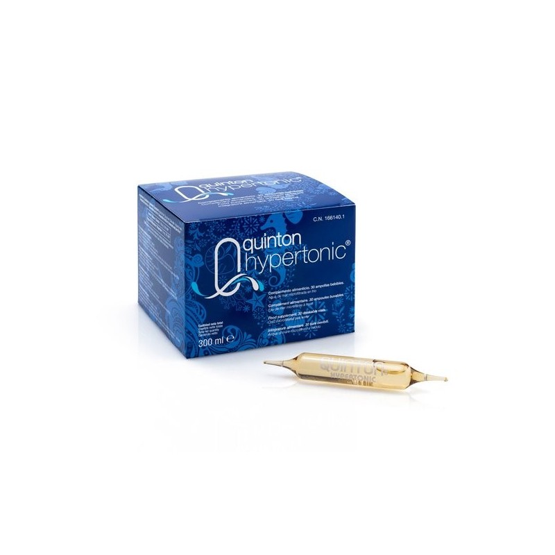 QUINTON HIPERTONICO 30 AMPOLLAS BEBIBLES| Farmacia Tuset
