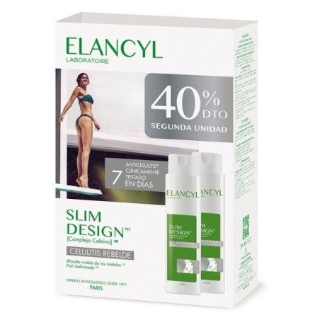 Elancyl Slim Design Celulitis Rebelde Pack 2x200 ml | Farmacia Tuset