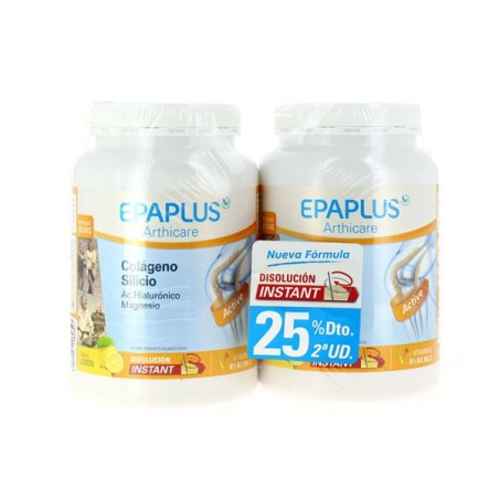 Epaplus Arthicare Colágeno + Silicio Sabor Limón Pack Duplo (2x334gr) | Farmacia Tuset