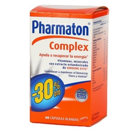 Pharmaton Complex (60 cápsulas) | Farmacia Tuset