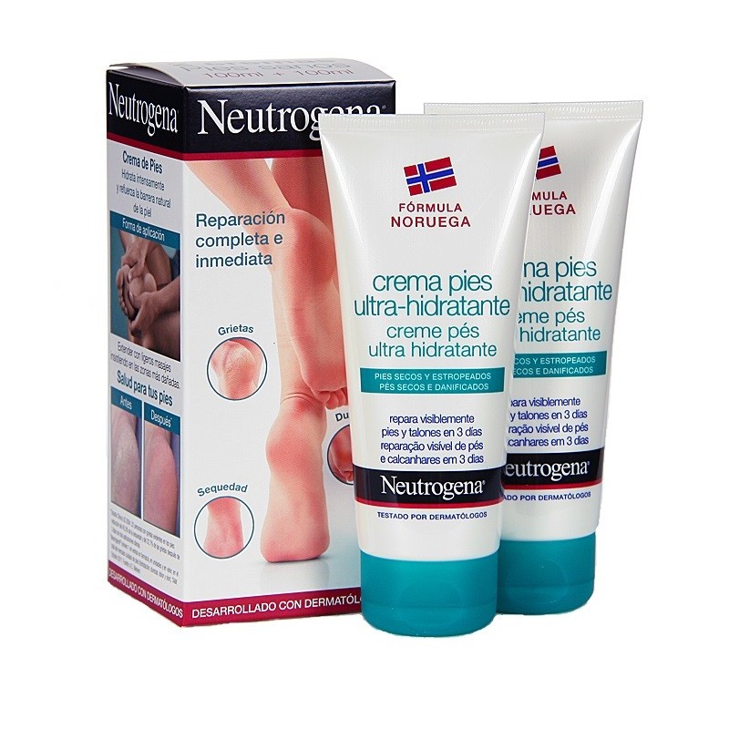 Neutrogena Crema Pies Ultrahidratante Duplo (100 ml + 100 ml) | Farmacia Tuset