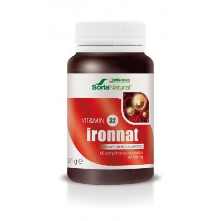 MGdose - Soria Natural Ironnat (60 comp) | Farmacia Tuset