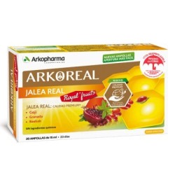 Arkopharma Arkoreal Jalea Real Royal Fruits (20 ampollas) | Farmacia Tuset