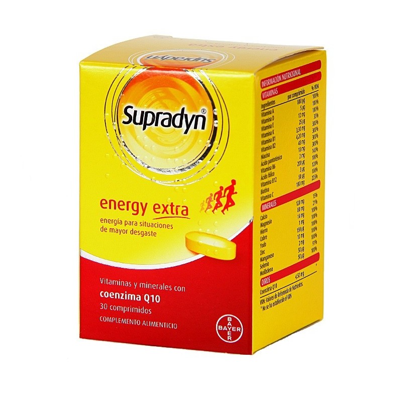 Supradyn Energy Extra (30 comprimidos) | Farmacia Tuset