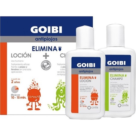 Goibi Antipiojos Kit Elimina Loción (125ml) + Champú (125ml) | Farmacia Tuset