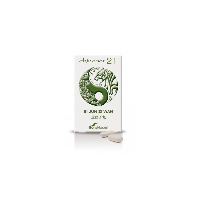 Soria Natural Chinasor 21 Si Jun Zi Wan (30 comprimidos) | Farmacia Tuset