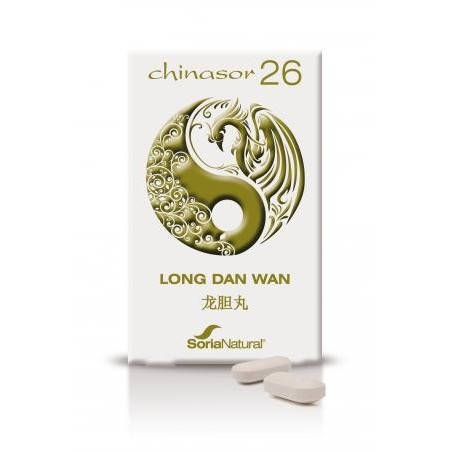 Soria Natural Chinasor 26 Long Dan Wan (30 comp.) | Farmacia Tuset