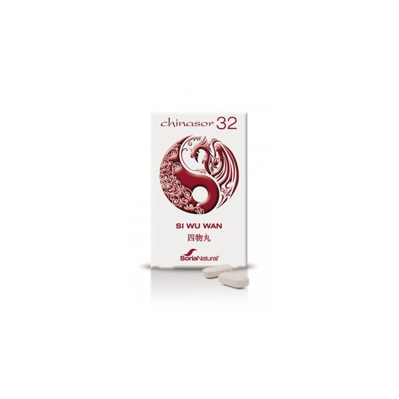 Soria Natural Chinasor 32 Si Wu Wan (30 comp.) | Farmacia Tuset