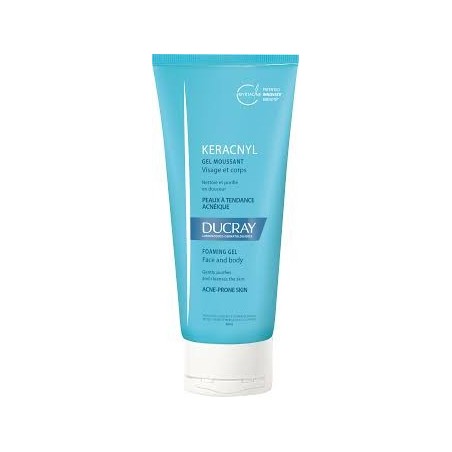 Ducray Keracnyl Gel Limpiador (200 ml) | Farmacia Tuset