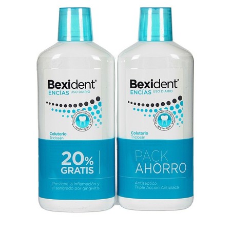 Isdin Bexident Encías Uso Diario Colutorio Duplo (500 ml + 500 ml) | Farmacia Tuset