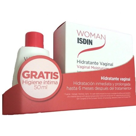 Isdin Woman Pack Hidratante Vaginal (12 monodosis) + REGALO | Farmacia Tuset