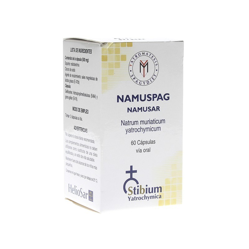 Heliosar Namuspag Namusar (60 cápsulas) | Farmacia Tuset