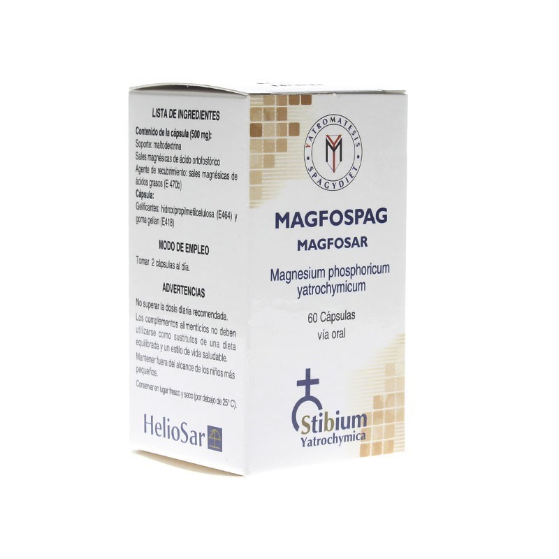 Heliosar Magfospag Magfosar (60 cápsulas) | Farmacia Tuset