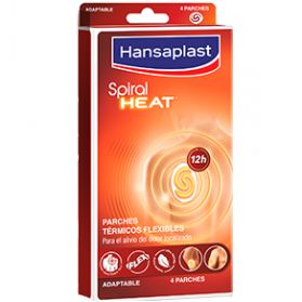 Hansaplast Spiral Heat Adaptable Multiusos (4 parches) | Farmacia Tuset