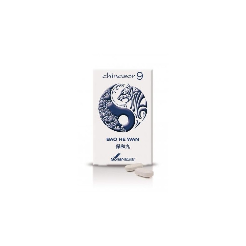 Soria Natural Chinasor 09 Bao He Wan (30 comp) | Farmacia Tuset