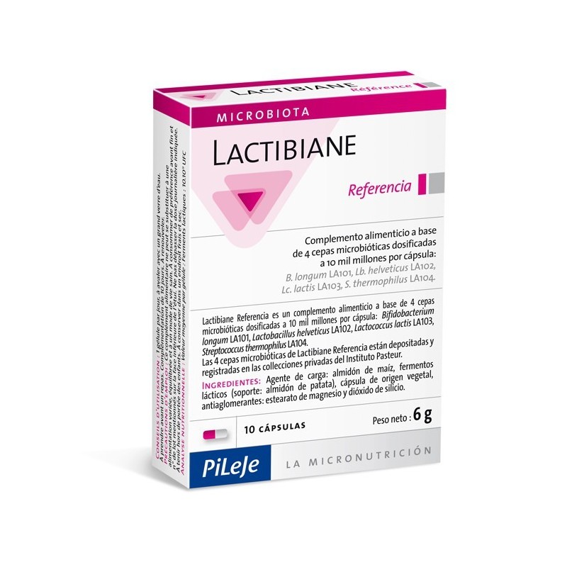 Pileje Lactibiane Référence (10 cápsulas) | Farmacia Tuset