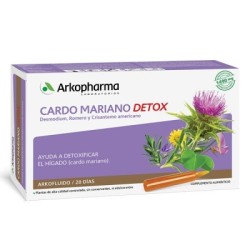 Arkopharma Arkofluido Cardo Mariano Detox (20 ampollas) | Farmacia Tuset