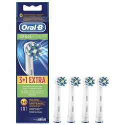 Recambio cepillo electrico Oral -B crossaction 3+1 unidades|Farm.Tuset