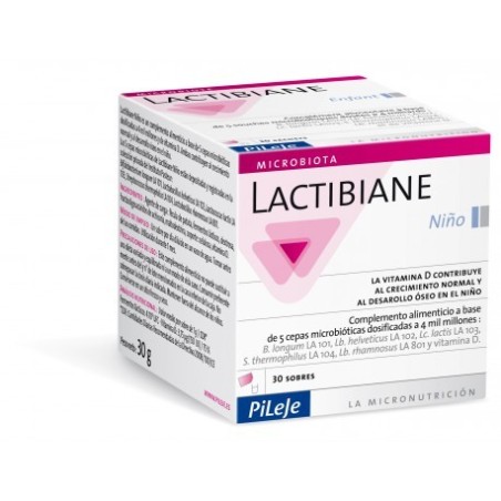 Pileje Lactibiane Enfant (30 sobres) | Farmacia Tuset