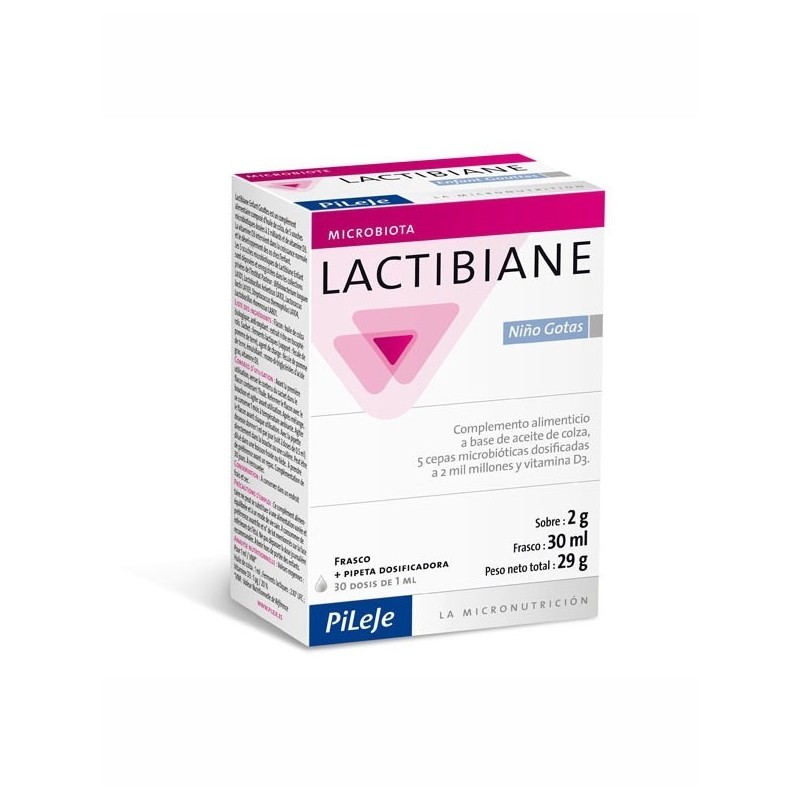 Pileje Lactibiane Enfant Gotas (30 ml) | Farmacia Tuset