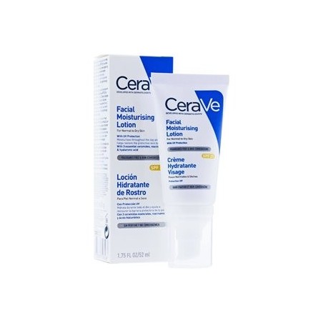 Cerave Locion Hidratante de rostro SPF25| Farmacia Tuset