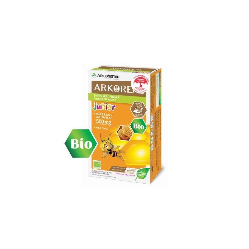 Arkoreal jalea real junior 500mg. 20 ampollas.Farmacia Tuset