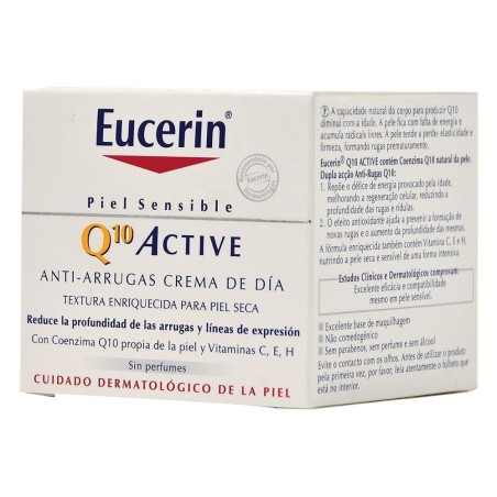 Eucerin Q10 Active Antiarrugas Crema Día Piel Seca (50 ml) | Farmacia Tuset