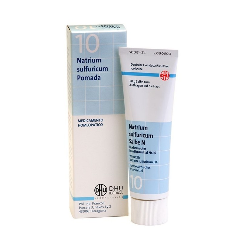 Dhu Pomada Schussler n10 Natrium Sulfuricum (50 gr) | Farmacia Tuset