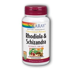 Solaray Rhodiola & Schizandra (60 cápsulas) | Farmacia Tuset