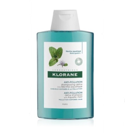 Klorane Champú Detoxificante a la Menta Acuática (200 ml) | Farmacia Tuset