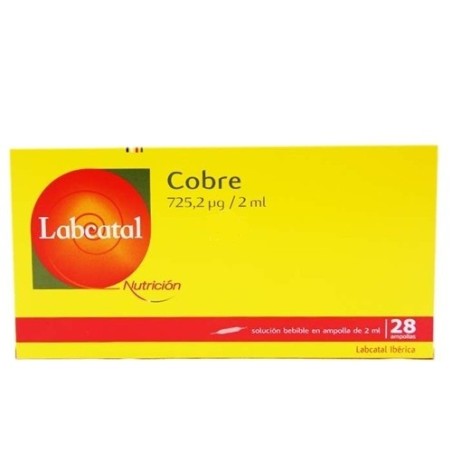 Labcatal 4 Cobre (28 ampollas) | Farmacia Tuset