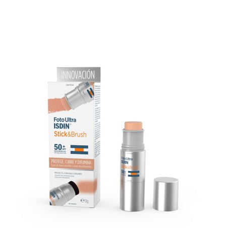 Isdin Fotoultra Stick & Brush FPS 50 (7 gr) | Farmacia Tuset