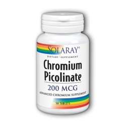 Solaray Chromium Picolinate 200 (50 comprimidos) | Farmacia Tuset