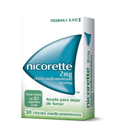 Nicorette 2 mg (30 chicles) | Farmacia Tuset