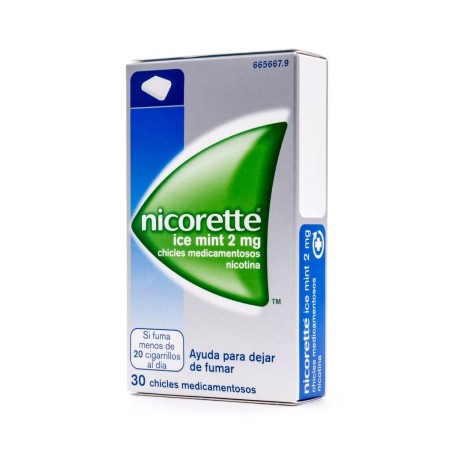 Nicorette Ice Mint 2 mg (30 chicles) | Farmacia Tuset