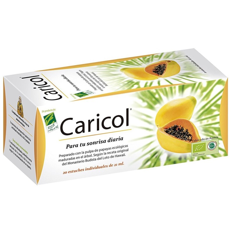 Caricol - Cien por Cien Natural (20 estuches) | Farmacia Tuset