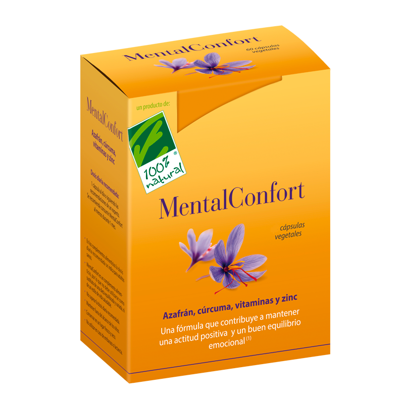 MentalConfort - Cien por Cien Natural (30 cápsulas) | Farmacia Tuset