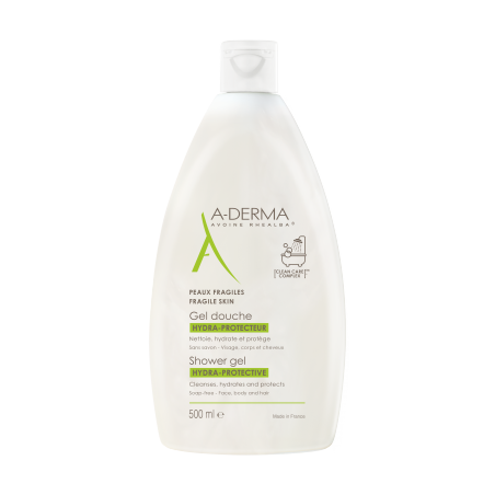 A-Derma Gel Ducha Hidraprotector (500 ml) | Farmacia Tuset