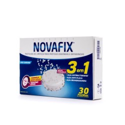 Novafix Tabletas Limpiadoras 3 en 1 (30 tabletas) | Farmacia Tuset