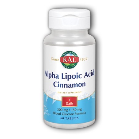 Kal Alpha Lipoic Acid + Cinnamon (60 comp) | Farmacia Tuset