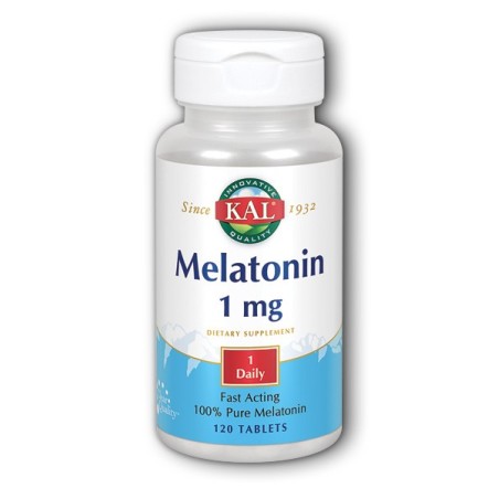 Kal Melatonin 1 mg (120 comprimidos) | Farmacia Tuset