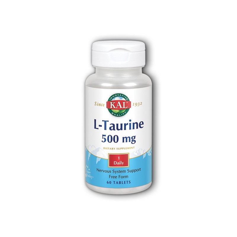 Kal L-Taurina 500 mg (60 comprimidos) | Farmacia Tuset