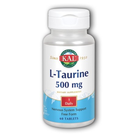 Kal L-Taurina 500 mg (60 comprimidos) | Farmacia Tuset