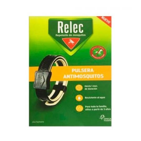 Relec pulsera antimosquitos | Farmacia Tuset