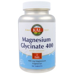 Kal Magnesium Glycinate 400mg (90 comprimidos) | Farmacia Tuset