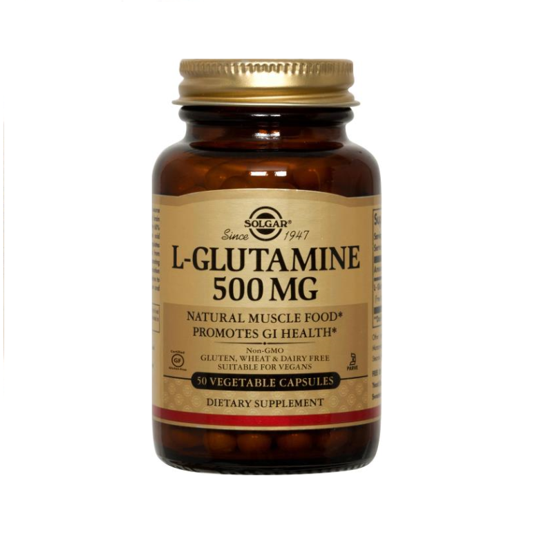 Solgar L-Glutamina 500 mg (50 cápsulas) | Farmacia Tuset