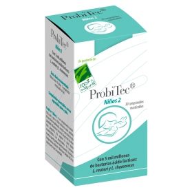 ProbiTec Niños 2 - Cien por Cien Natural (30 comprimidos masticables) | Farmacia Tuset