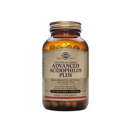 Solgar Acidophilus Plus Advanced (No lácteo) (120 cápsulas) | Farmacia Tuset